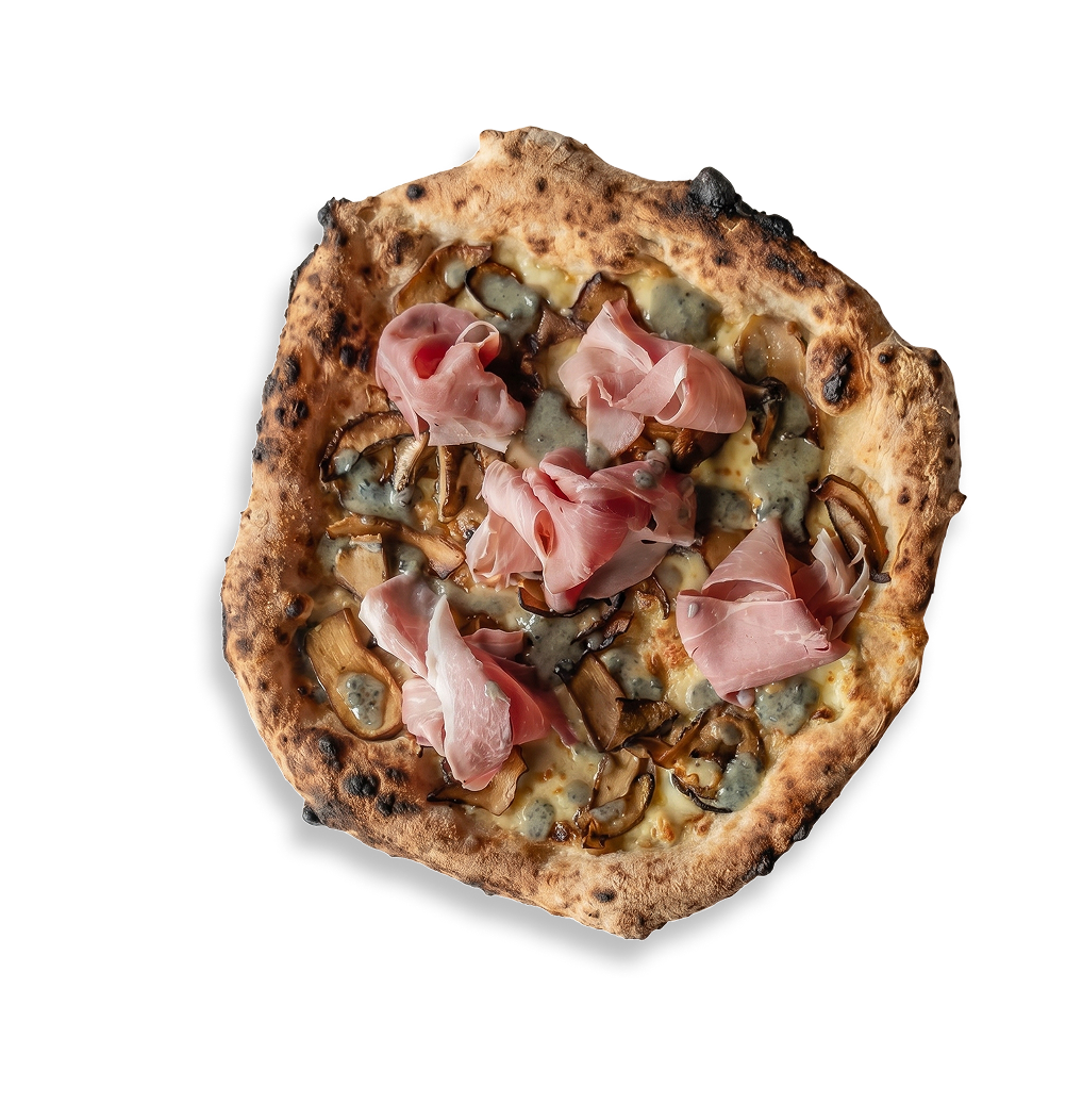 Pizza Cotto e Funghi Ciore